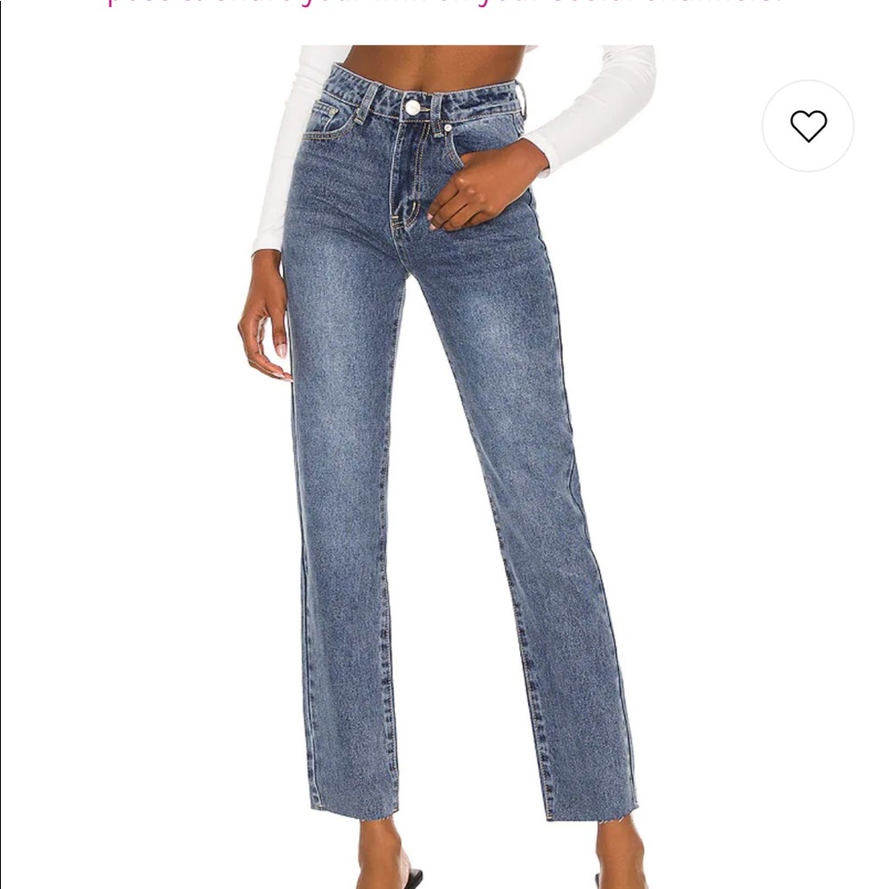 Brand new never worn REVOLVE X SUPERDOWN blue jeans